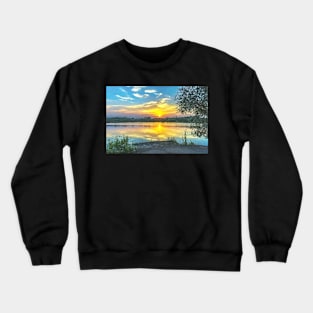 An Impressionist Sunset Crewneck Sweatshirt